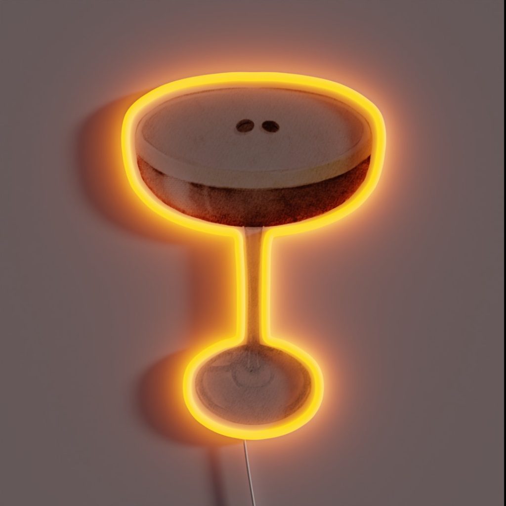 Espresso Martini Cocktail RGB Neon Sign