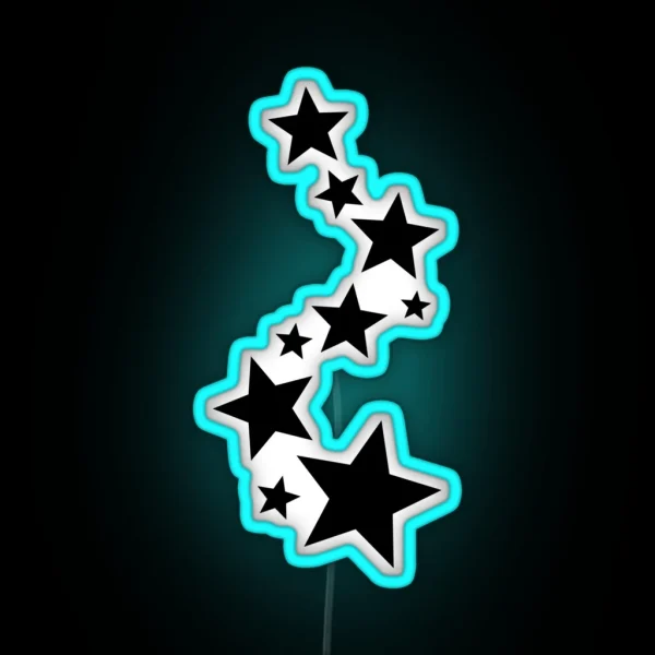 00s Stars RGB Neon Sign