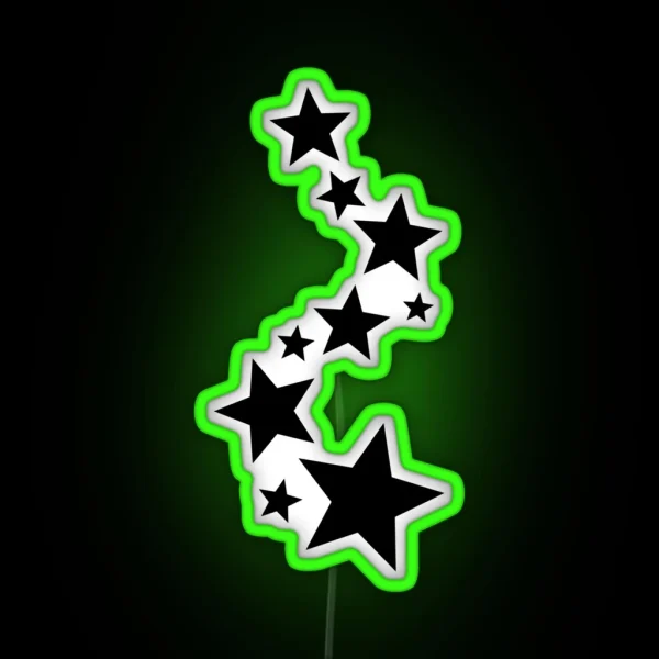 00s Stars RGB Neon Sign