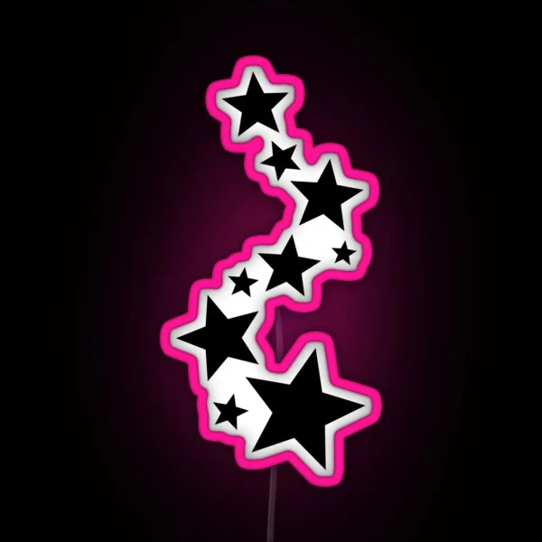 00s Stars RGB Neon Sign
