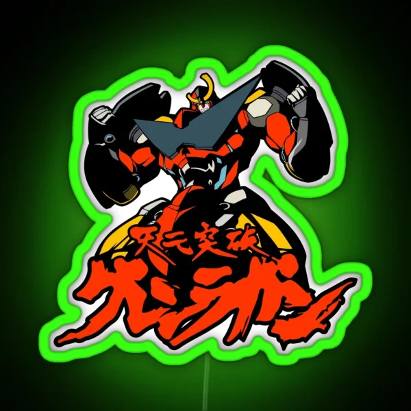 043 Gurren Lagann Robot RGB Neon Sign