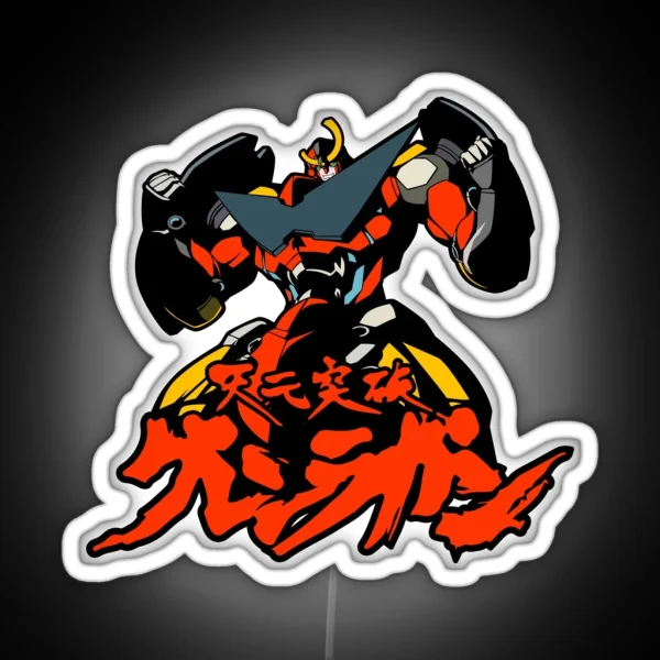 043 Gurren Lagann Robot RGB Neon Sign