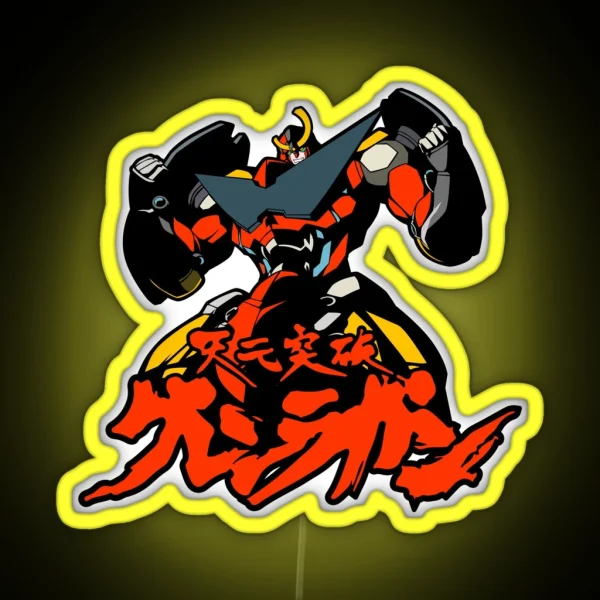 043 Gurren Lagann Robot RGB Neon Sign