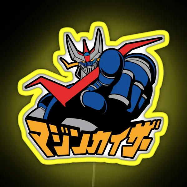 061 Great Mazinger Finger RGB Neon Sign