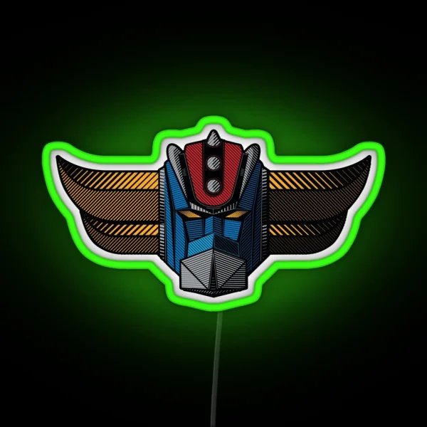 091 Grendizer Full RGB Neon Sign