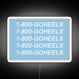 1 800 Go Heels RGB Neon Sign