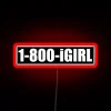 Glowing 1800 I GIRL RGB Neon Sign for Vibin' Spaces