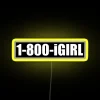 Vibrant 1800 Threadcount I Girl Neon Sign with RGB LED Lights
