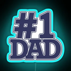 1 Dad RGB Neon Sign