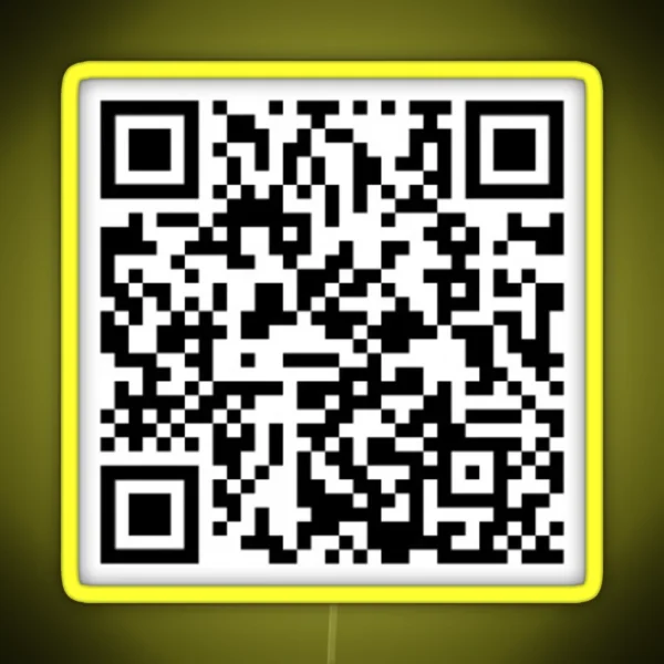 1 Hour Mii Theme Music QR Code RGB Neon Sign