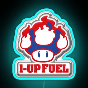 1 Up Fuel RGB Neon Sign