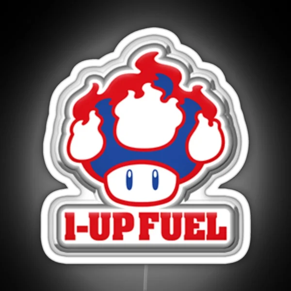 1 Up Fuel RGB Neon Sign