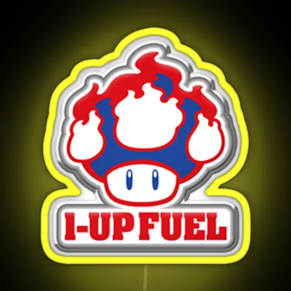 1 Up Fuel RGB Neon Sign