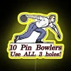 RGB LED neon sign perfect for 10 pin bowling alleys