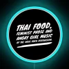 Neon sign quotes classic movie in bold, colorful Thai food font