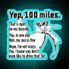 100 Miles On My Bicycle Funny Cycling Cyclist Quote RGB Neon Sign - Image 3