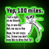 100 Miles On My Bicycle Funny Cycling Cyclist Quote RGB Neon Sign - Image 4
