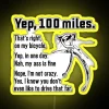 100 Miles On My Bicycle Funny Cycling Cyclist Quote RGB Neon Sign - Image 5