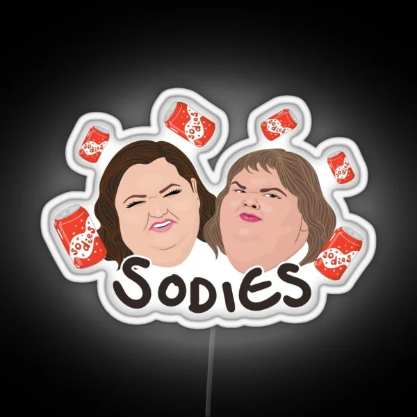 1000lb Sisters Sodies Amy And Tammy Slaton RGB Neon Sign