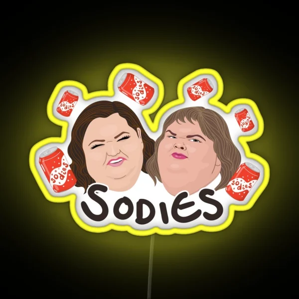 1000lb Sisters Sodies Amy And Tammy Slaton RGB Neon Sign