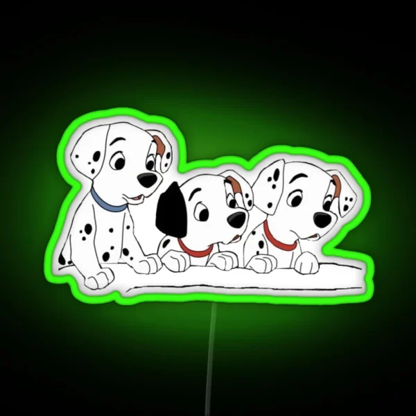 101 Dalmations RGB Neon Sign