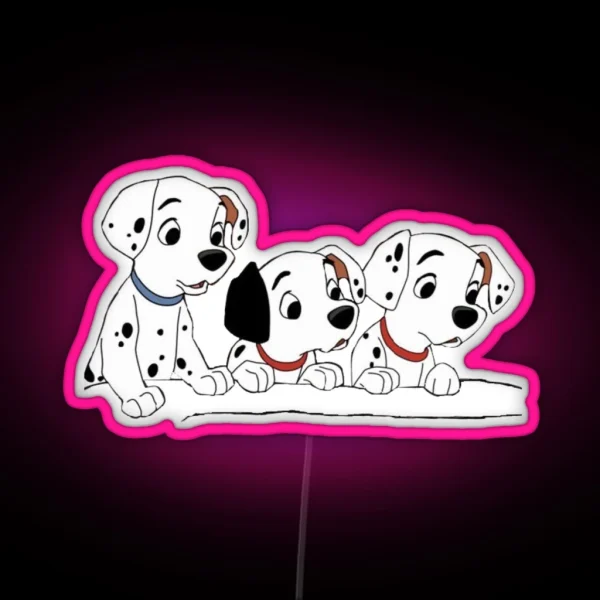 101 Dalmations RGB Neon Sign