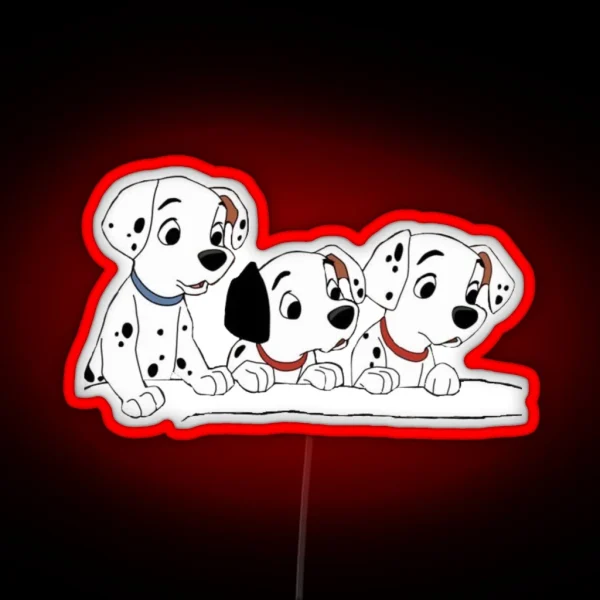 101 Dalmations RGB Neon Sign