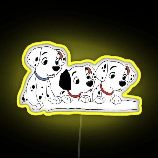 101 Dalmations RGB Neon Sign