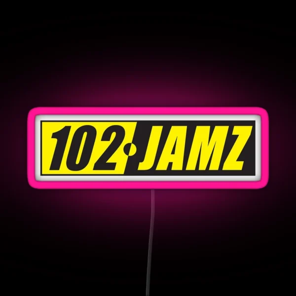 102 Jamz Hip Hop Station RGB Neon Sign