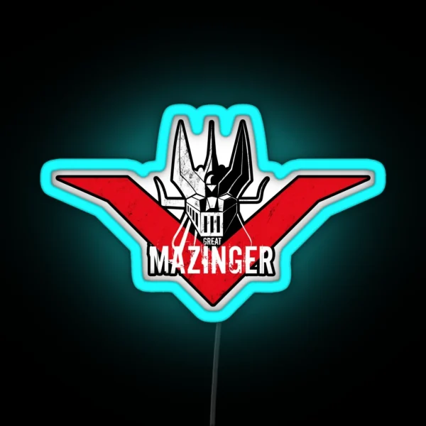 108 Great Mazinger Head RGB Neon Sign