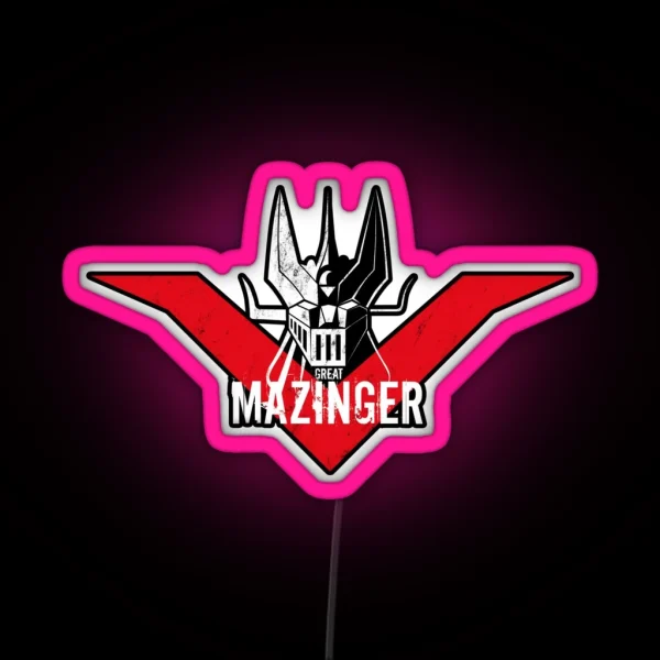 108 Great Mazinger Head RGB Neon Sign