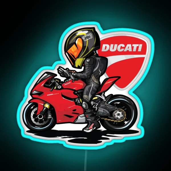1199 Ducati RGB Neon Sign