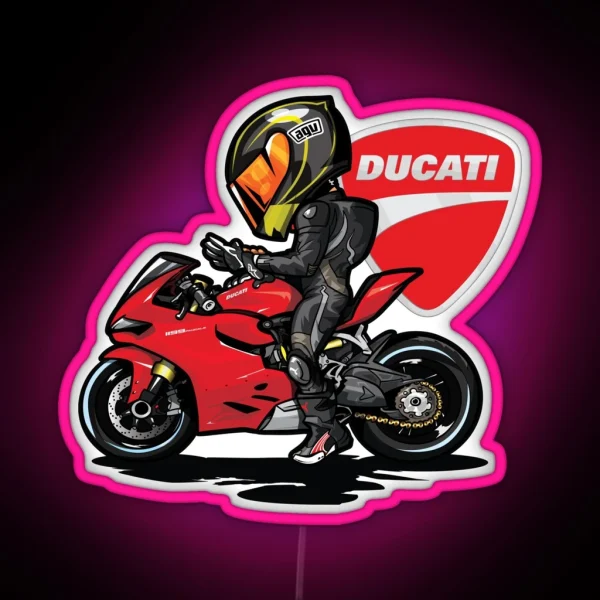 1199 Ducati RGB Neon Sign