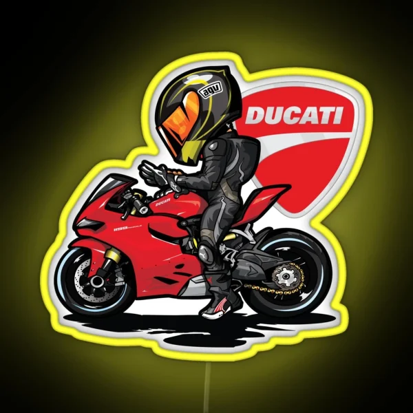 1199 Ducati RGB Neon Sign