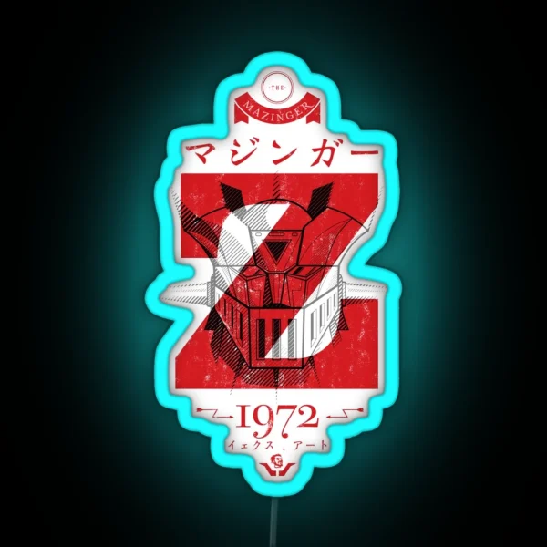125 Mazinger Z Vintage RGB Neon Sign