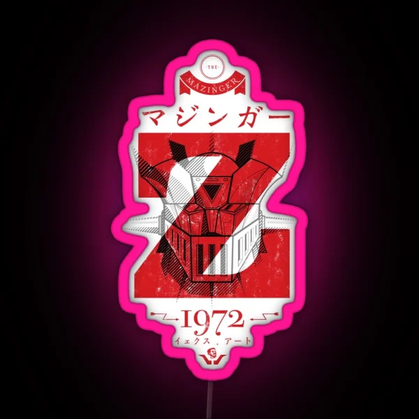 125 Mazinger Z Vintage RGB Neon Sign