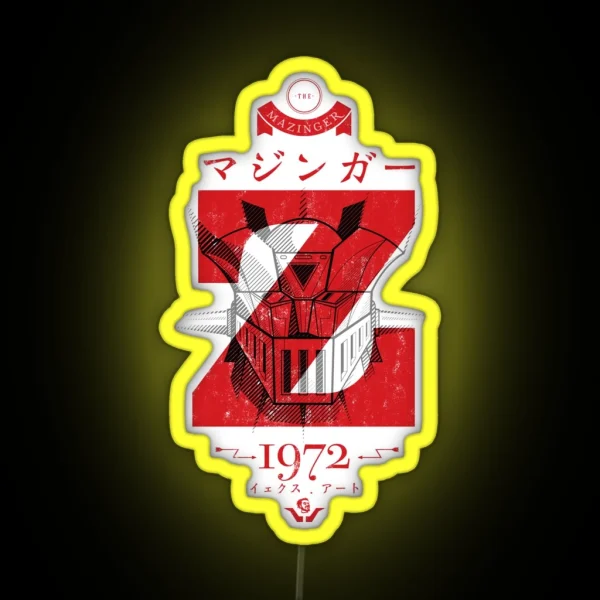 125 Mazinger Z Vintage RGB Neon Sign