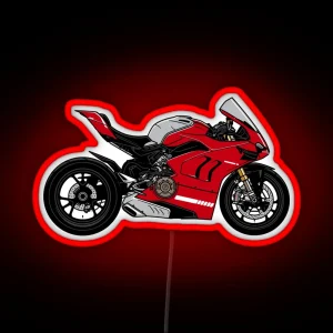 1299 Panigale V4R Super Sports Motorcycle RGB Neon Sign