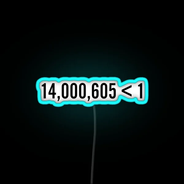 14 000 605 Futures 1 Win RGB Neon Sign