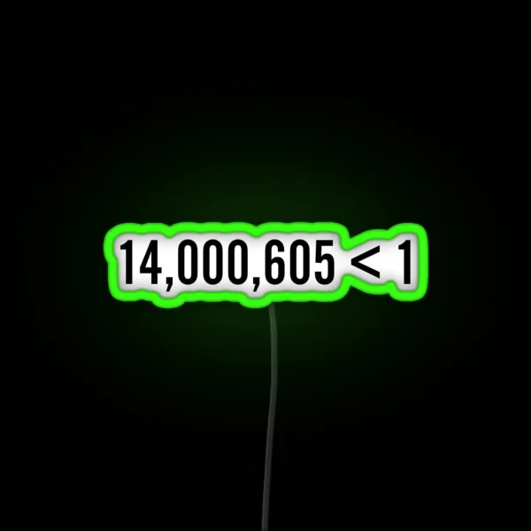 14 000 605 Futures 1 Win RGB Neon Sign