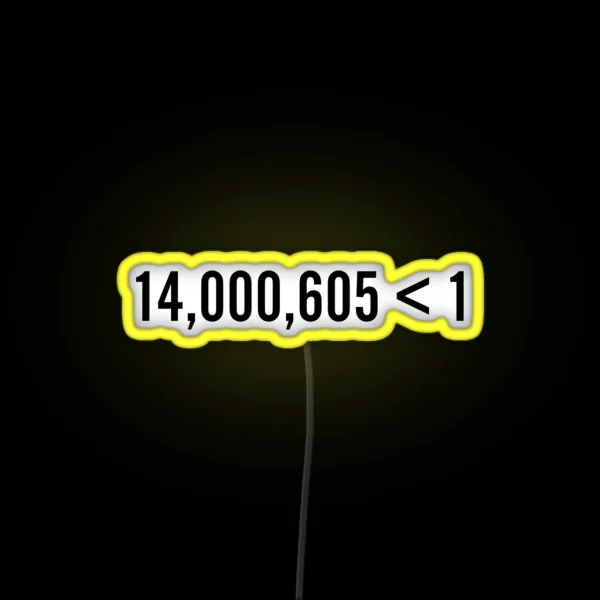14 000 605 Futures 1 Win RGB Neon Sign