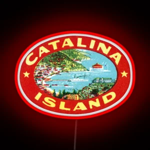 1915 Catalina Island California RGB Neon Sign