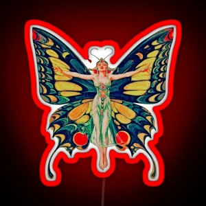 1920 S Flapper Butterfly RGB Neon Sign