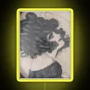 1920s Vintage Flapper Girl Artistic Neon Sign with RGB Colorful Lighting