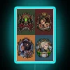 Vintage 1920s tattoo-style border for a modern gaming squad ambiance