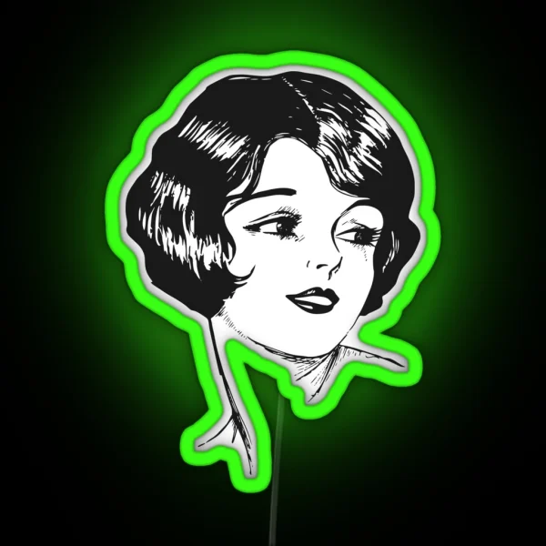 1920 S Woman RGB Neon Sign
