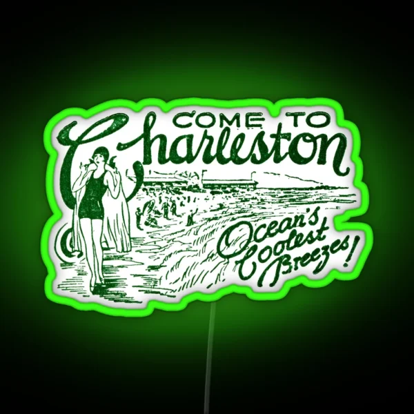 1925 Come To Charleston South Carolina RGB Neon Sign