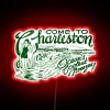 Vintage charm beckons in this 1920s-inspired Charleston cityscape neon sign