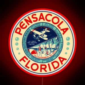 1930s Pensacola Florida RGB Neon Sign