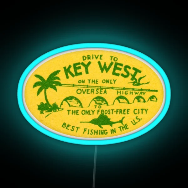 1940 S Key West Florida RGB Neon Sign